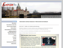 Tablet Screenshot of fahrschule-centrum.de
